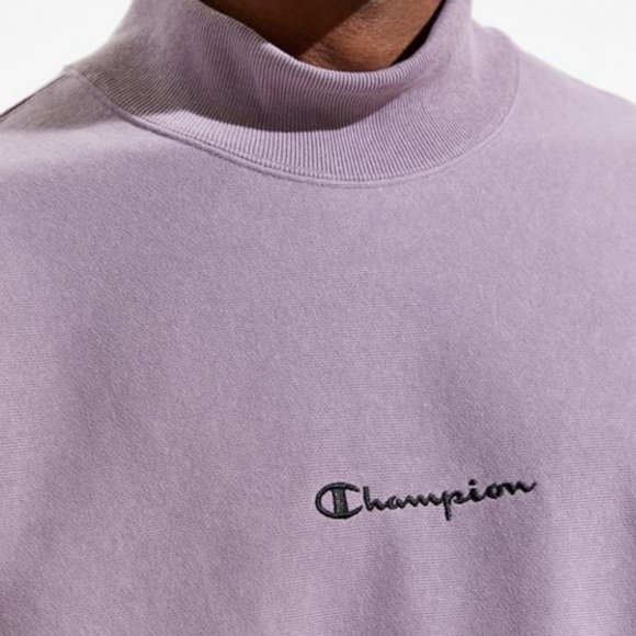 UO Champion Reverse Weave Mock Neck Crewneck - Picture 1 of 5